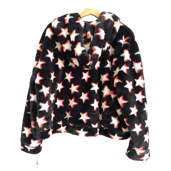 UGG Women's Faux Fur Long Sleeve Hoodie Jacket - Picture 10 of 16